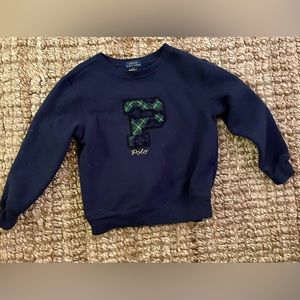 Boys size 6 Polo sweatshirt